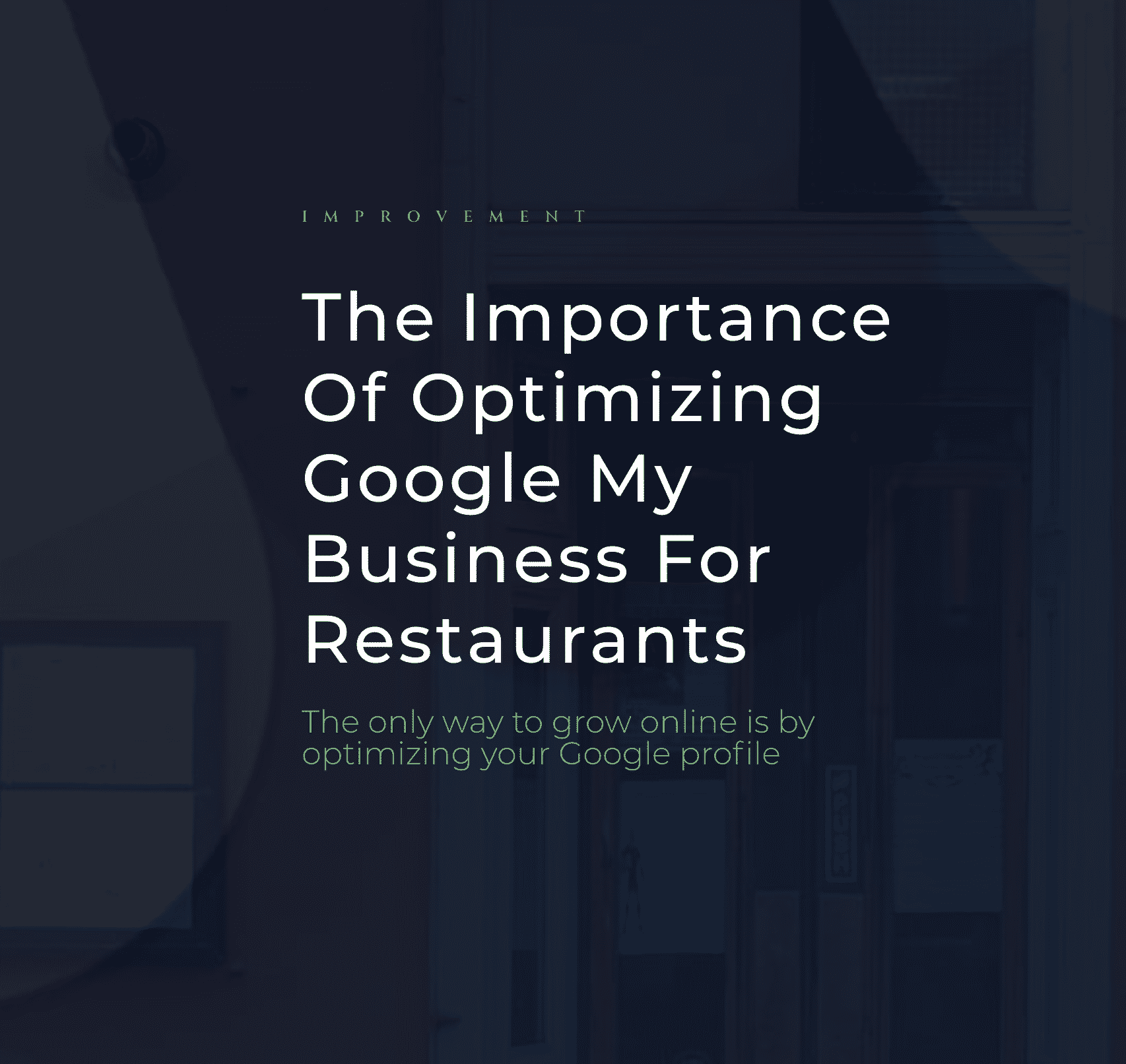 Google My Business For Restaurants